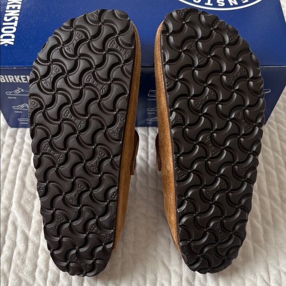 Birkenstock Boston Soft Footbed Clog in Mink Suede - Picture 5 of 8